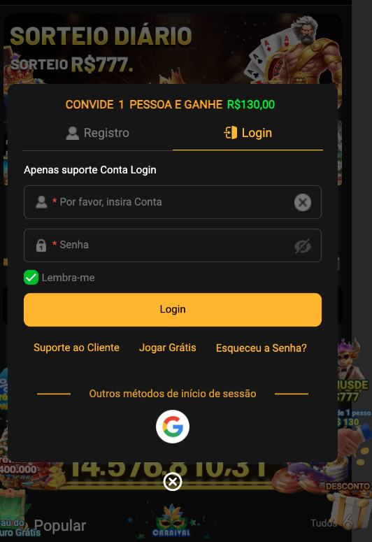 Aplicativo móvel BETLEAO